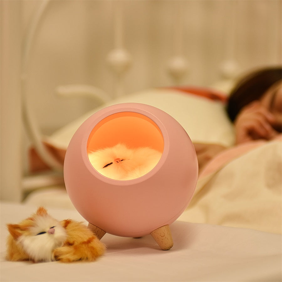 Sleeping Cat LED Touch Night Llight (USB)